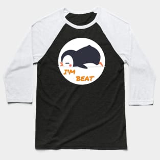 Tired Penguin Baseball T-Shirt